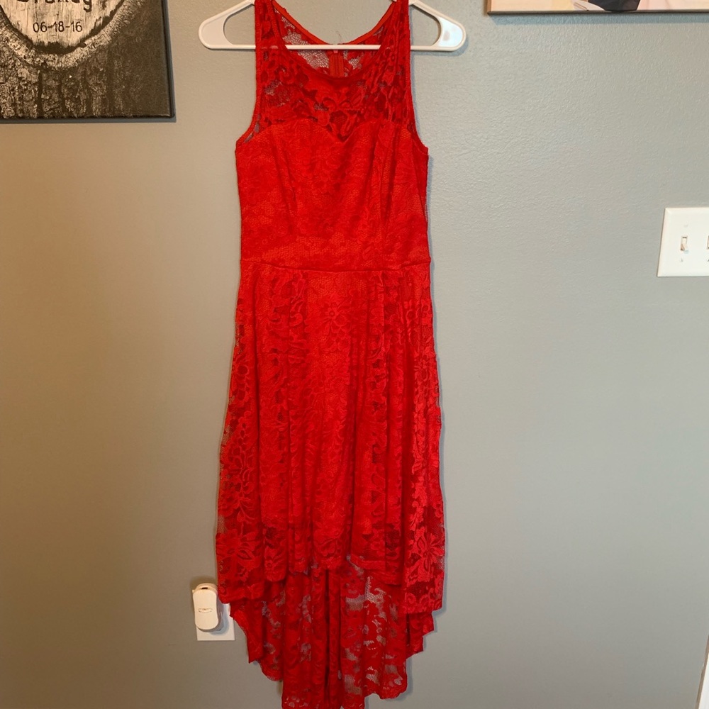 Red Lace Dress